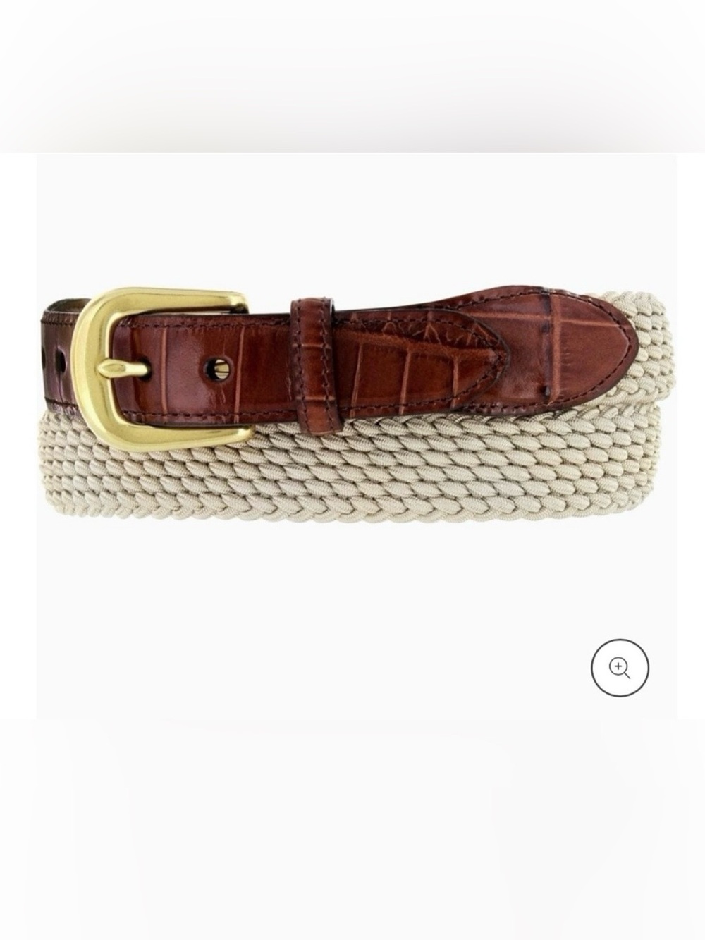 Brighton Crocodile /Nylon Waist Belt